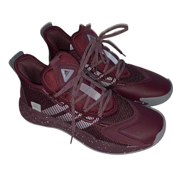 adidas Other - ADIDAS 2020 Texas A&M Aggies NCAA Pro Boost Low Basketball Sneakers Maroon 10